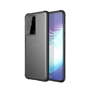 Husa telefon pentru Samsung Galaxy S20 Ultra, Plastic, Negru