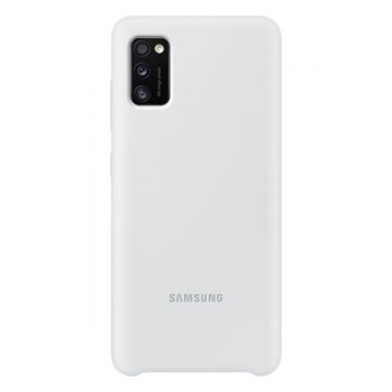 Resigilat - Husa Samsung Silicone Cover Silicon pentru Samsung Galaxy A41, EF-PA415TWEGEU, Alb