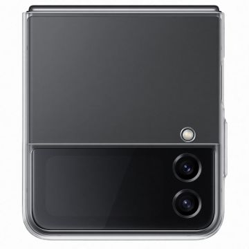 Resigilat - Husa telefon Samsung pentru Samsung Galaxy Z Flip4, Clear Slim Cover, Transparent