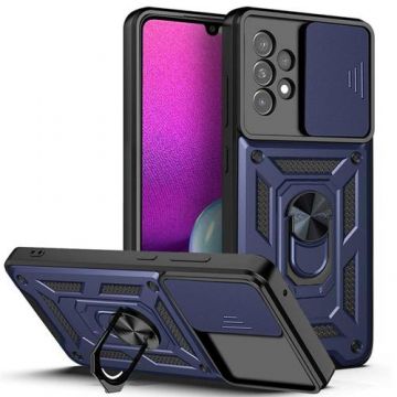Carcasa Hybrid Armor CamShield compatibila cu Samsung Galaxy A33 5G (Albastru)
