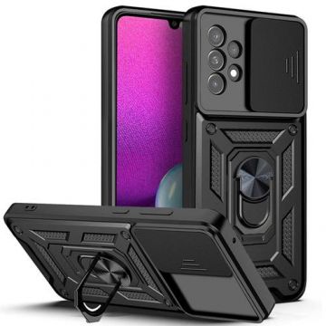 Carcasa Hybrid Armor CamShield compatibila cu Samsung Galaxy A33 5G (Negru)