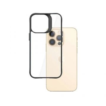Husa 3MK Satin Armor+, pentru iPhone 13 Pro Max, Antisoc, Rama satinata, Negru