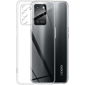 Husa de protectie Lemontti Silicon pentru Oppo A56 5G (Albastru)Transparent