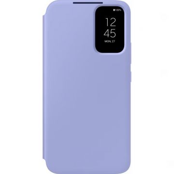 Husa de protectie Samsung Smart View Wallet Case pentru Galaxy A34, Blueberry