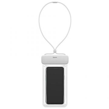 Husa de protectie Subacvatica Let's go Slip Baseus White, pana la 7.2 inch