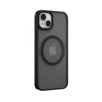 Husa Devia Glimmer Series Magnetic compatibila cu iPhone 14 (Negru)