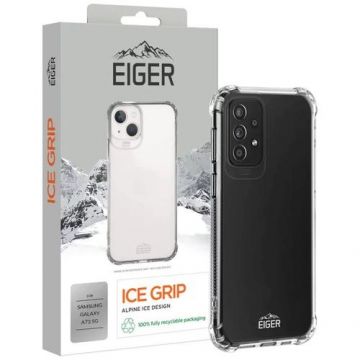 Husa Eiger Ice Grip compatibila cu Samsung Galaxy A73 5G Clear