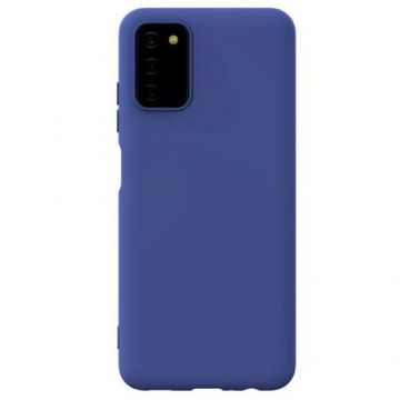 Husa Lemontti Silicon Soft Slim compatibila cu Samsung Galaxy A03s (Albastru)