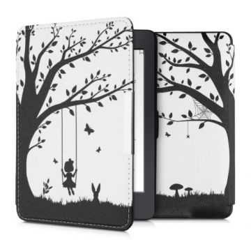 Husa pentru Kindle Paperwhite 7, Piele ecologica, Alb, Kwmobile, 25824.41