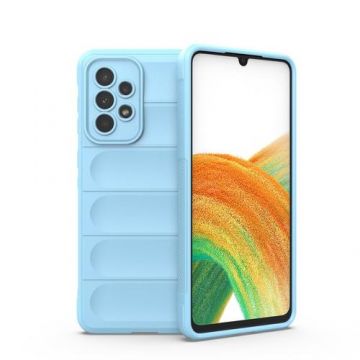 Husa protectie telefon Magic Shield, Hurtel, Pentru Samsung Galaxy A33 5G, TPU (Albastru deschis)