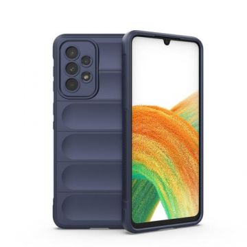 Husa protectie telefon Magic Shield, Hurtel, Pentru Samsung Galaxy A33 5G, TPU (Albastru inchis)