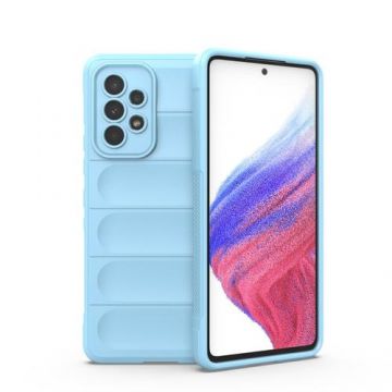 Husa protectie telefon Magic Shield, Hurtel, Pentru Samsung Galaxy A53 5G, TPU (Albastru deschis)