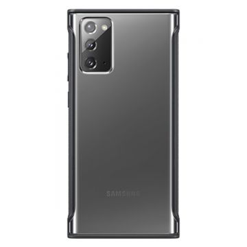 Husa Samsung Clear Protective Cover pentru Samsung Galaxy Note 20, EF-GN980CBEGEU, Negru