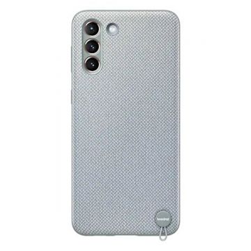 Husa Samsung Kvadrat Cover pentru Samsung Galaxy S21+, EF-XG996FJEGWW, Gri