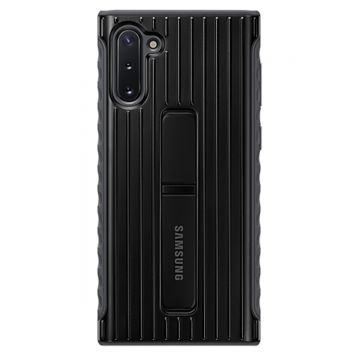 Husa Samsung Protective Standing Cover pentru Samsung Galaxy Note 10, EF-RN970CBEGWW, Negru