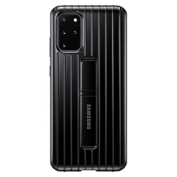 Husa Samsung Protective Standing Cover pentru Samsung Galaxy S20+, EF-RG985CBEGEU, Negru