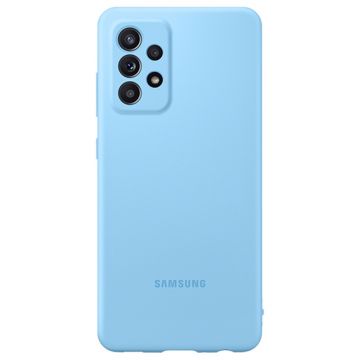 Husa Samsung Silicone Cover pentru Samsung Galaxy A72, EF-PA725TLEGWW, Albastru