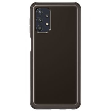 Husa Samsung Soft Clear Cover pentru Samsung Galaxy A32 5G, EF-QA326TBEGWW, Negru