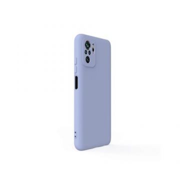 Husa Silicon Lemontti Soft Slim compatibila cu Xiaomi Redmi Note 10s 4G (Mov)