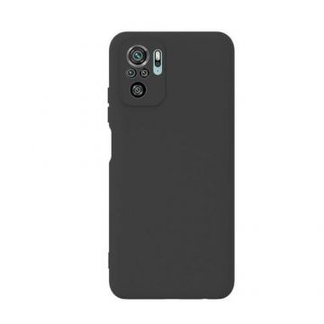 Husa Silicon Lemontti Soft Slim compatibila cu Xiaomi Redmi Note 10s 4G (Negru)