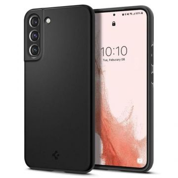 Husa slim Spigen Thin Fit compatibila cu Samsung Galaxy S22 Black