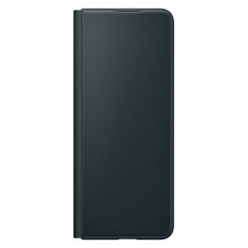 Husa telefon Flip Cover Samsung pentru Samsung Galaxy Z Fold 3, Piele, Green