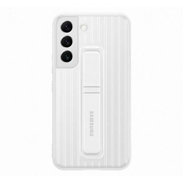Husa telefon Samsung, Protective Standing Cover pentru Samsung Galaxy S22+, White