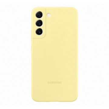 Husa telefon Samsung, Silicone Cover pentru Samsung Galaxy S22+, Yellow