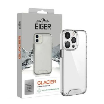 Protectie Spate Eiger Glacier Case compatibila cu iPhone 14 Pro Max (Transparent)