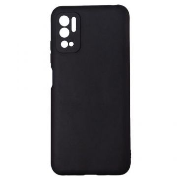 Husa de protectie Spacer pentru Xiaomi Redmi Note 10 5G, material flexibil TPU, Negru