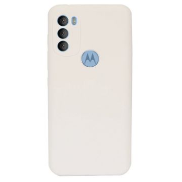 Husa din silicon X-Level compatibila cu Motorola Moto G50 5G, silk touch, interior din catifea, Roz Pal