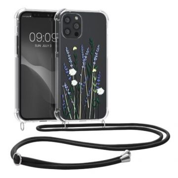 Bumper kwmobile pentru Apple iPhone 12/iPhone 12 Pro, Silicon, Multicolor/Transparent, 54084.09