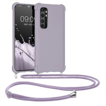 Bumper kwmobile pentru Xiaomi Mi Note 10 Lite, Silicon, Mov, 53157.192
