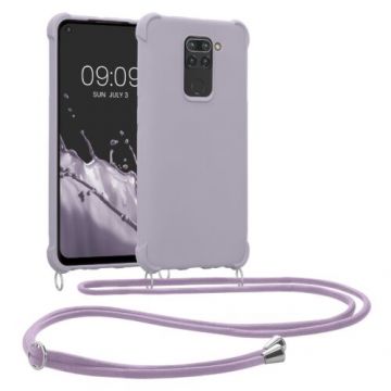 Bumper kwmobile pentru Xiaomi Redmi Note 9, Silicon, Mov, 53147.192