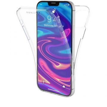 Husa de protectie Flippy compatibila cu Samsung Note 8 Full Tpu 360 Transparent