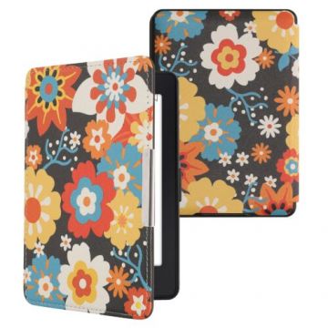 Husa kwmobile pentru Amazon Kindle Paperwhite 7, Piele ecologica, Multicolor, 23136.44