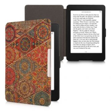 Husa kwmobile pentru Amazon Kindle Paperwhite 7, Pluta, Multicolor, 59389.01