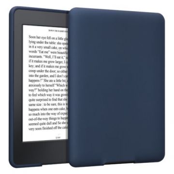 Husa kwmobile pentru Amazon Kindle Paperwhite 7, Silicon, Albastru, 59035.17