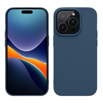 Husa kwmobile pentru Apple iPhone 14 Pro, Silicon, Albastru, 59077.116