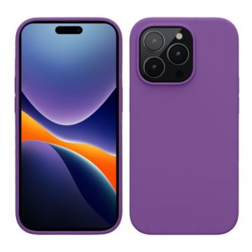 Husa kwmobile pentru Apple iPhone 14 Pro, Silicon, Violet, 59073.221
