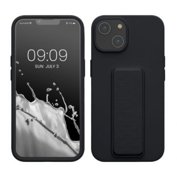 Husa kwmobile pentru Apple iPhone 14, Silicon, Negru, 60410.01