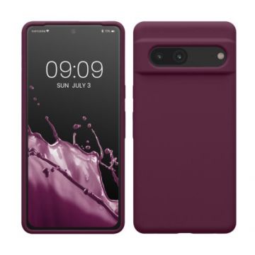 Husa kwmobile pentru Google Pixel 7, Silicon, Mov, 59451.187