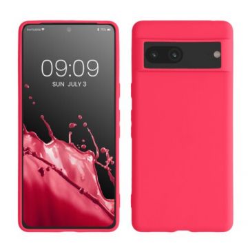 Husa kwmobile pentru Google Pixel 7, Silicon, Roz, 59399.77
