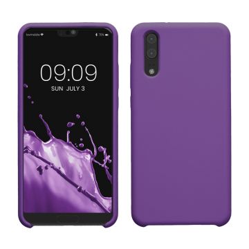 Husa kwmobile pentru Huawei P20, Silicon, Violet, 45689.221