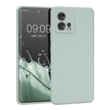 Husa kwmobile pentru Motorola Edge 30 Fusion, Silicon, Verde, 60077.200