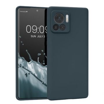 Husa kwmobile pentru Motorola Edge 30 Ultra, Silicon, Albastru, 60071.202