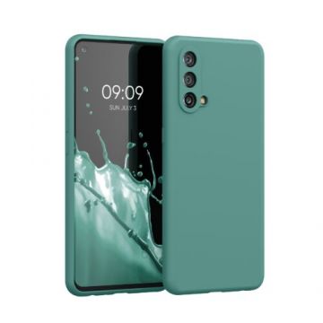 Husa kwmobile pentru OnePlus Nord CE 5G, Silicon, Verde, 56069.207