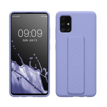 Husa kwmobile pentru Samsung Galaxy A51, Silicon, Mov, 58425.108