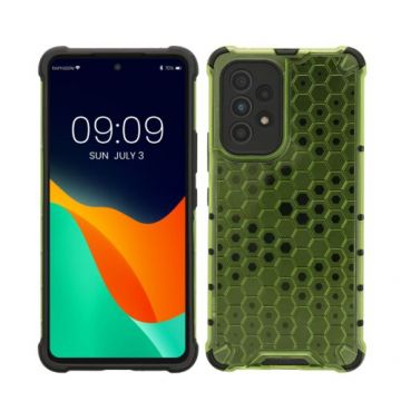 Husa kwmobile pentru Samsung Galaxy A53 5G, Plastic, Galben/Transparent, 59969.75