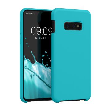 Husa kwmobile pentru Samsung Galaxy S10e, Silicon, Albastru, 47944.205